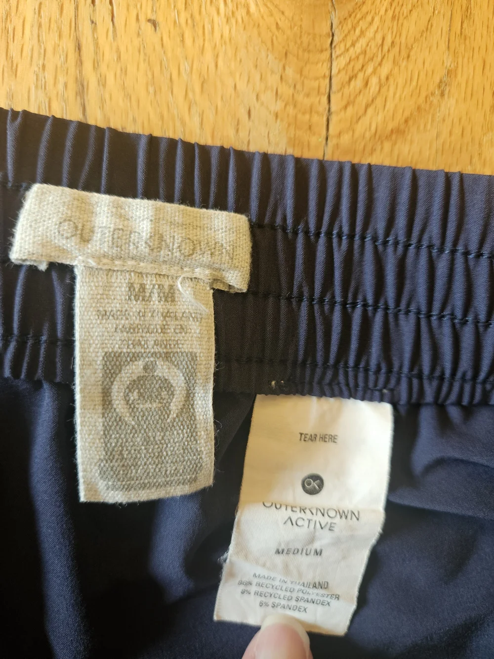 Outerknown Women’s Navy Athletic Running Shorts